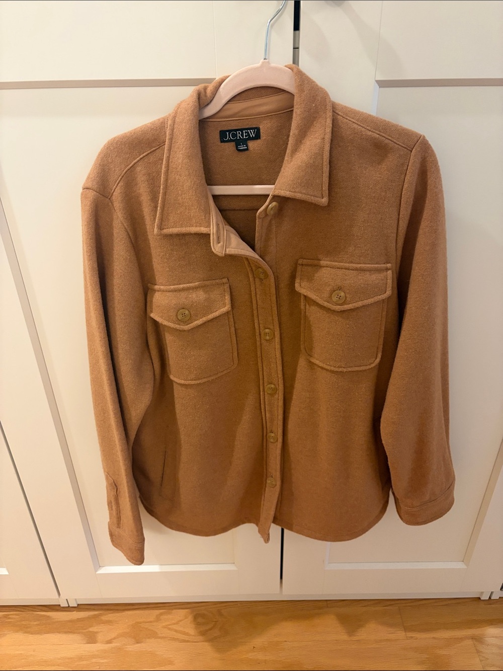 J. Crew Women's Camel/Tan Fleece Utility Jacket